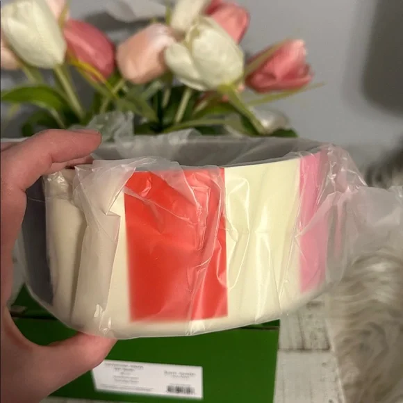 NIB Kate spade adventure stripe pet bowl - Picture 5 of 9